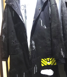 市场上装-中长外套-（实拍）时尚男装中长外套