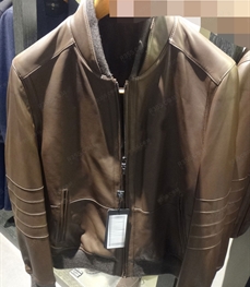 市场上装-皮衣-（实拍）时尚商务皮衣