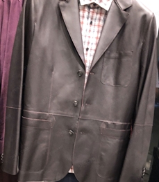 市场上装-皮衣-（实拍）时尚商务皮衣