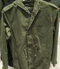 市场上装-中长外套-（实拍）时尚男装中长外套