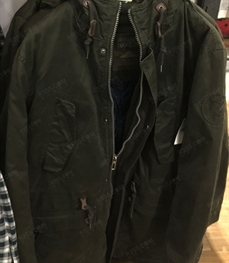 市场上装-中长外套-（实拍）时尚男装中长外套