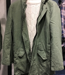 市场上装-中长外套-（实拍）时尚男装中长外套