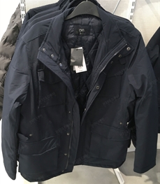 市场上装-中长外套-（实拍）时尚商务派克