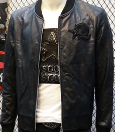 市场上装-皮衣-时尚男装皮衣