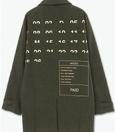 市场上装-中长外套-休闲男装中长外套