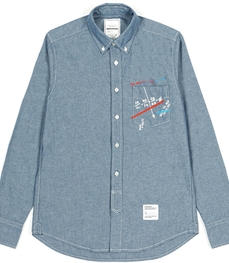 市场上装-衬衫-时尚男装衬衫