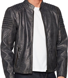 市场上装-皮衣-时尚商务皮衣