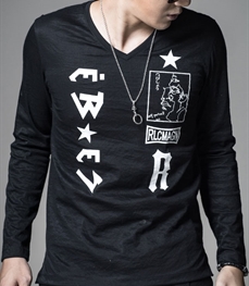 市场上装-T恤-时尚男装t恤