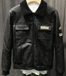 市场上装-皮衣-时尚男装皮衣