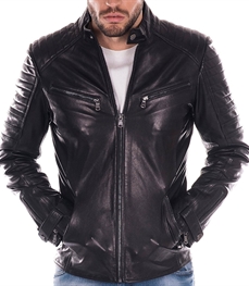市场上装-皮衣-时尚商务皮衣