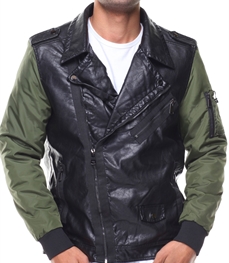 市场上装-皮衣-时尚男装皮衣
