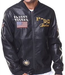 市场上装-皮衣-时尚男装皮衣