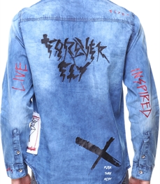 市场上装-衬衫-时尚男装衬衫