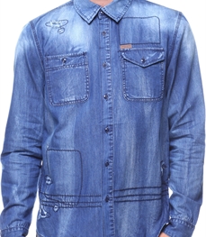 市场上装-衬衫-时尚男装衬衫