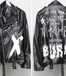 市场上装-皮衣-时尚男装皮衣