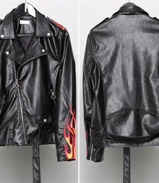 市场上装-皮衣-时尚男装皮衣