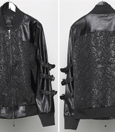 市场上装-皮衣-时尚男装皮衣