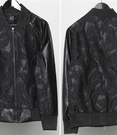 市场上装-皮衣-时尚男装皮衣