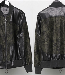 市场上装-皮衣-时尚男装皮衣