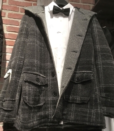 市场上装-中长外套-（实拍）时尚男装中长外套