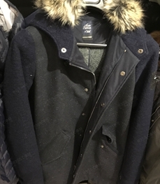 市场上装-大衣-（实拍）时尚商务大衣