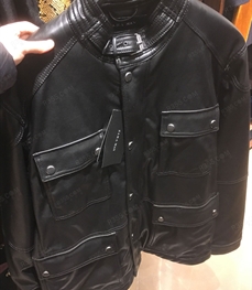 市场上装-皮衣-（实拍）时尚商务皮衣