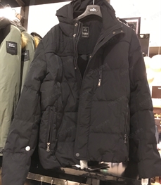 市场上装-棉衣/羽绒服-（实拍）时尚商务棉服