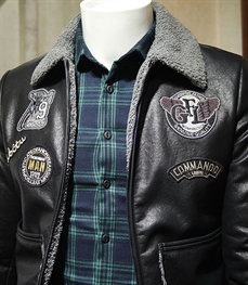 市场上装-皮衣-时尚男装皮衣