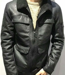 市场上装-皮衣-时尚男装皮衣