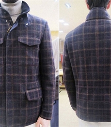 市场上装-中长外套-（实拍）时尚商务派克