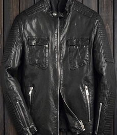 市场上装-皮衣-时尚男装皮衣