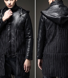 市场上装-皮衣-时尚男装皮衣