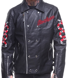 市场上装-皮衣-时尚男装皮衣