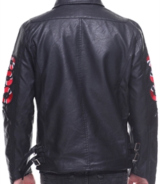 市场上装-皮衣-时尚男装皮衣