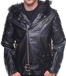 市场上装-皮衣-时尚男装皮衣