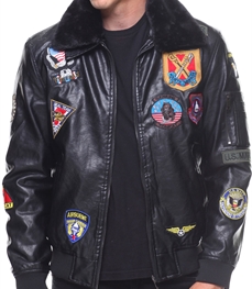 市场上装-皮衣-时尚男装皮衣