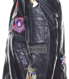 市场上装-皮衣-时尚男装皮衣