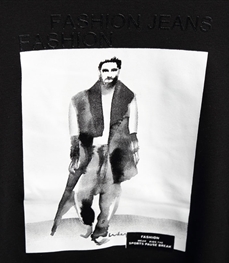 市场上装-T恤-时尚男装t恤