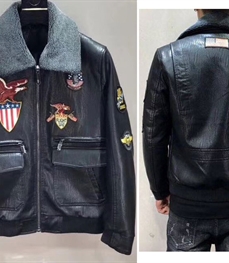 市场上装-皮衣-时尚男装皮衣