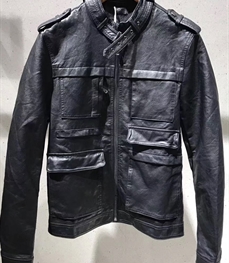 市场上装-皮衣-时尚男装皮衣