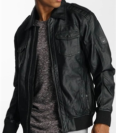 市场上装-皮衣-时尚男装皮衣