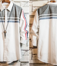 市场上装-衬衫-时尚男装衬衫