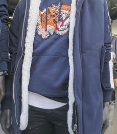 市场上装-中长外套-（实拍）休闲男装中长外套