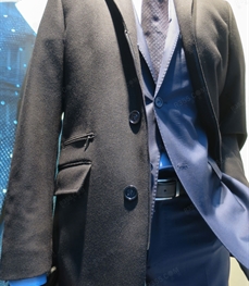 市场上装-大衣-（实拍）时尚商务大衣