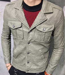 市场上装-皮衣-时尚男装皮衣