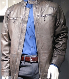 市场上装-皮衣-（实拍）时尚商务皮衣