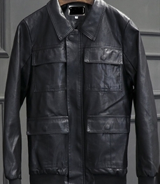 市场上装-皮衣-时尚男装皮衣