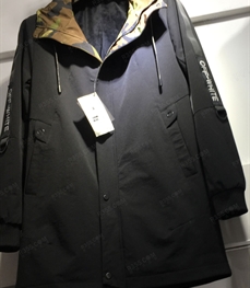 市场上装-中长外套-（实拍）时尚男装中长外套