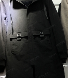 市场上装-中长外套-（实拍）时尚男装中长外套