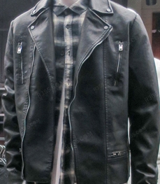 市场上装-皮衣-（实拍）休闲男装皮衣